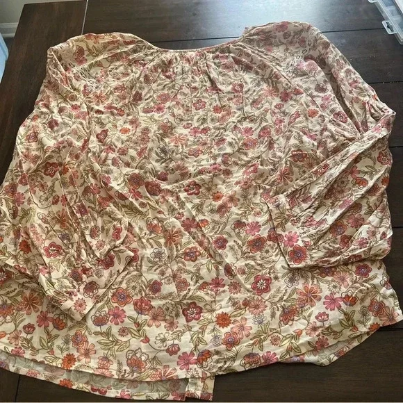 {Old Navy} Floral Long Sleeve Blouse - XXL - Picture 2 of 6